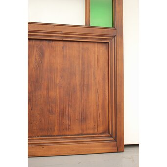 緑色ガラスの建具 2枚1組　GD1196YD 