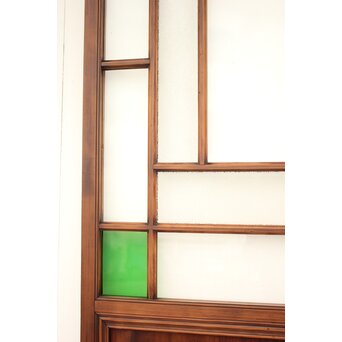 緑色ガラスの建具 2枚1組　GD1196YD 