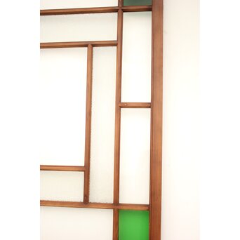 緑色ガラスの建具 2枚1組　GD1196YD 