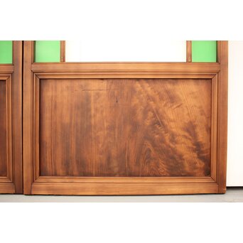 緑色ガラスの建具 2枚1組　GD1196YD 