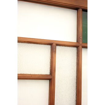 緑色ガラスの建具 2枚1組　GD1196YD 