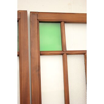 緑色ガラスの建具 2枚1組　GD1196YD 