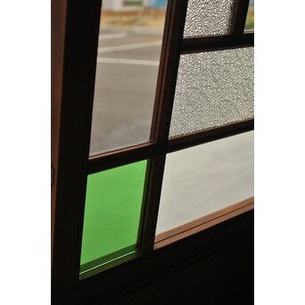 緑色ガラスの建具 2枚1組　GD1196YD 