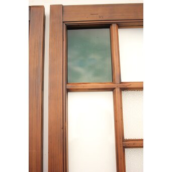 緑色ガラスの建具 2枚1組　GD1196YD 
