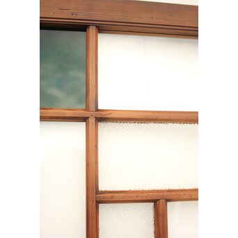 緑色ガラスの建具 2枚1組　GD1196YD 