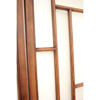 緑色ガラスの建具 2枚1組　GD1196YD 