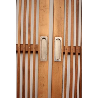 素朴な格子戸 4枚1組　L948 