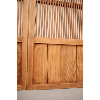 素朴な格子戸 4枚1組　L948 