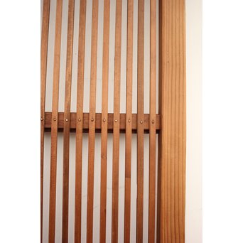 素朴な格子戸 4枚1組　L948 