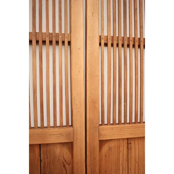 素朴な格子戸 4枚1組　L948 