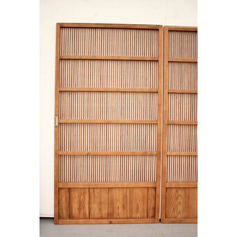 素朴な格子戸 4枚1組　L948 