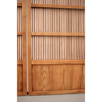 素朴な格子戸 4枚1組　L948 