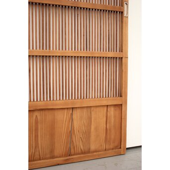 素朴な格子戸 4枚1組　L948 