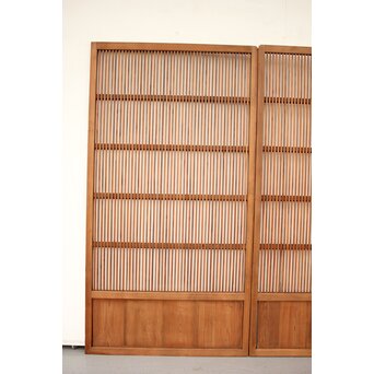 素朴な格子戸 4枚1組　L948 