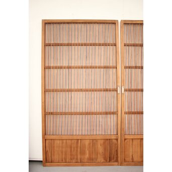 素朴な格子戸 4枚1組　L948 