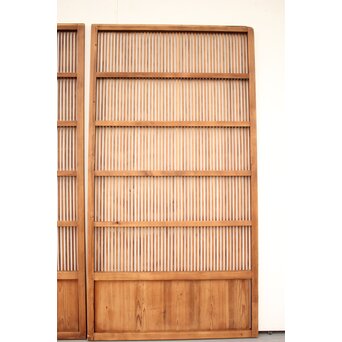 素朴な格子戸 4枚1組　L948 