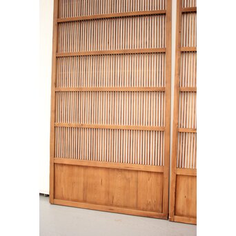 素朴な格子戸 4枚1組　L948 