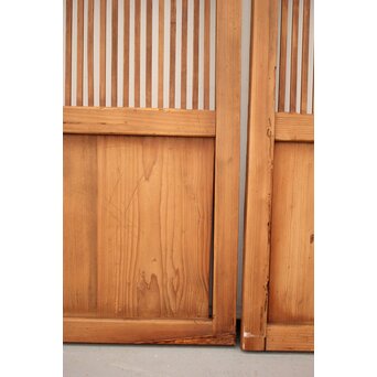 素朴な格子戸 4枚1組　L948 