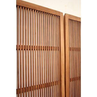 素朴な格子戸 4枚1組　L948 