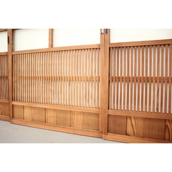 腐食ガラスの格子戸 L949 