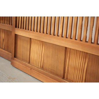 腐食ガラスの格子戸 L949 