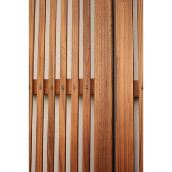 腐食ガラスの格子戸 L949 