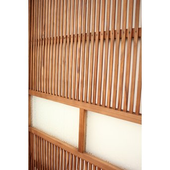 腐食ガラスの格子戸 L949 