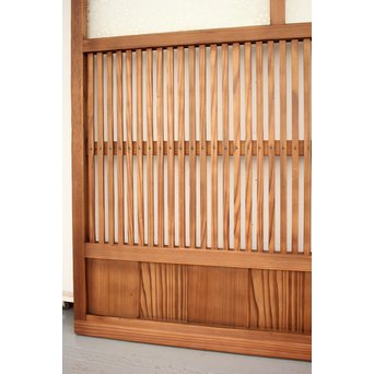 腐食ガラスの格子戸 L949 