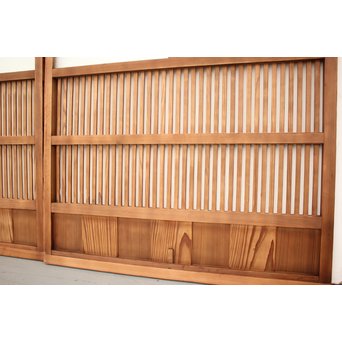 腐食ガラスの格子戸 L949 