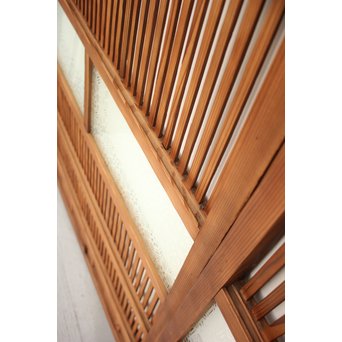 腐食ガラスの格子戸 L949 