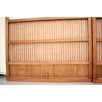 腐食ガラスの格子戸 L949 