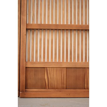 腐食ガラスの格子戸 L949 