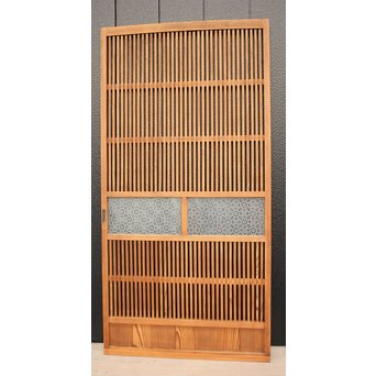 腐食ガラスの格子戸 L949 