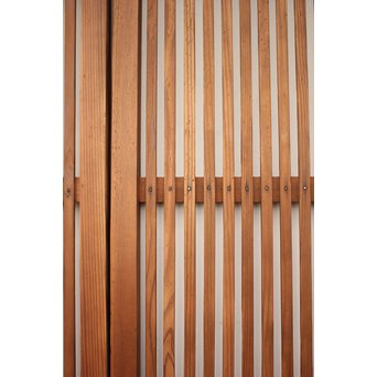 腐食ガラスの格子戸 L949 