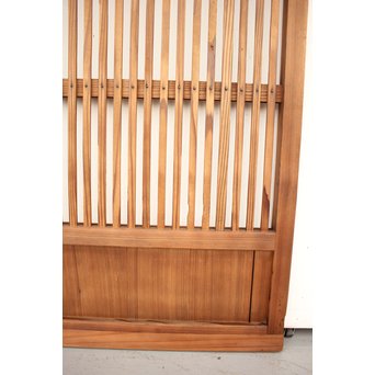 腐食ガラスの格子戸　L950 