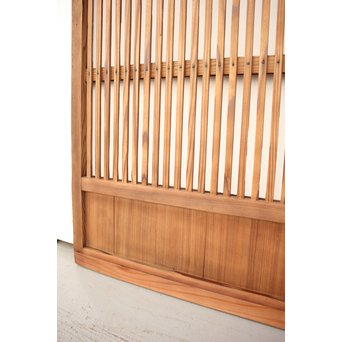 腐食ガラスの格子戸　L950 