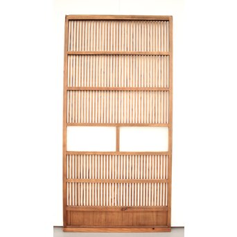 腐食ガラスの格子戸　L950 