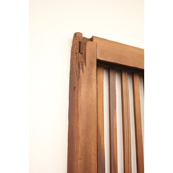 腐食ガラスの格子戸　L950 