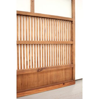 腐食ガラスの格子戸　L950 