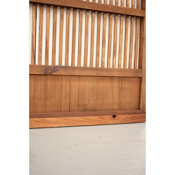 腐食ガラスの格子戸　L950 