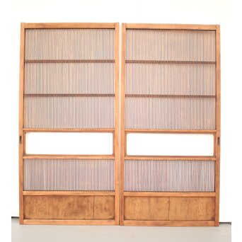 極細格子の建具 2枚1組　L951