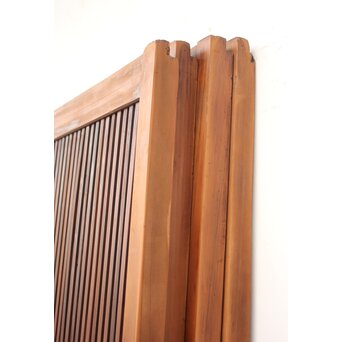 細身格子戸 4枚1組　L952 一枚の縦框に若干のずれが見られます