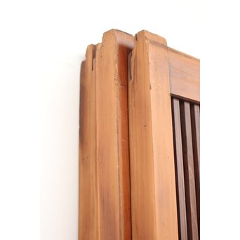 細身格子戸 4枚1組　L952 一枚の縦框に若干のずれが見られます