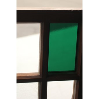 緑と黄色の色ガラス建具　GD1198 