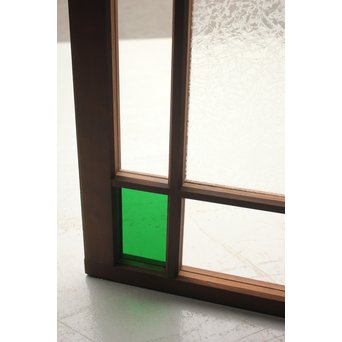 緑と黄色の色ガラス建具　GD1198 