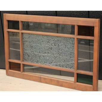 緑と黄色の色ガラス建具　GD1198 