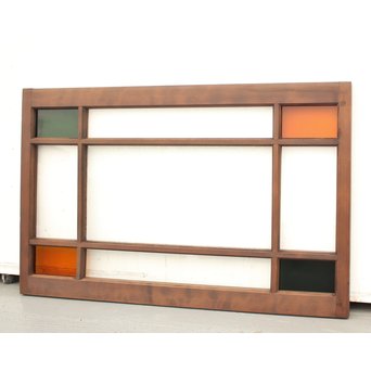 緑と黄色の色ガラス建具　GD1198