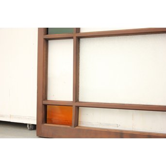 緑と黄色の色ガラス建具　GD1198 