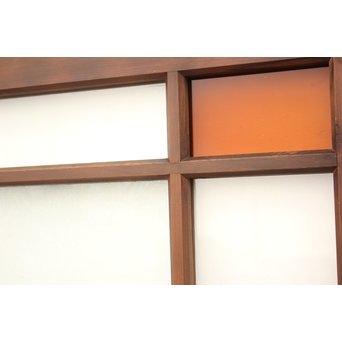 緑と黄色の色ガラス建具　GD1198 