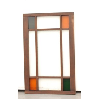 緑と黄色の色ガラス建具　GD1198 